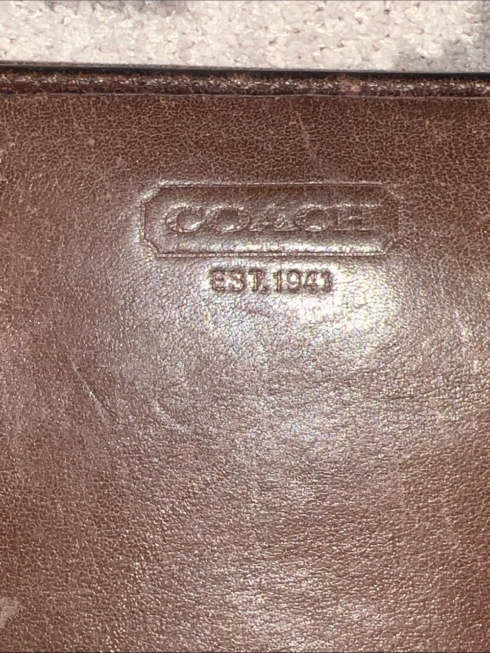 Vintage Coach Zoe Double Pouch Zip Around Wallet - Picture 14 of 15
